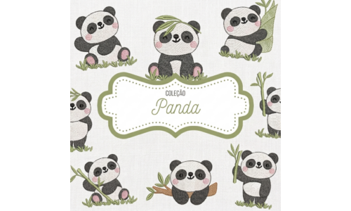 Matrizes de Bordado – Coleção Panda