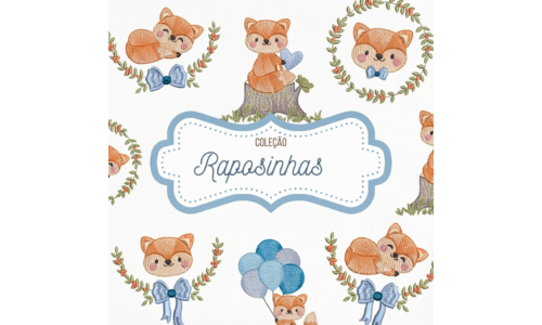 Matrizes de Bordado - Coleção Raposinhas