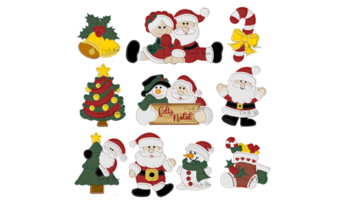 Matrizes de Bordado – Coleção Natal 2 [ 11 matrizes em Aplique]