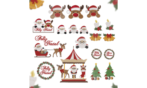 Matrizes de Bordado – Mini Coleção de Natal