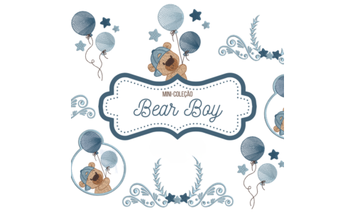 Matrizes de Bordado - Mini Coleção Bear Boy Infantil